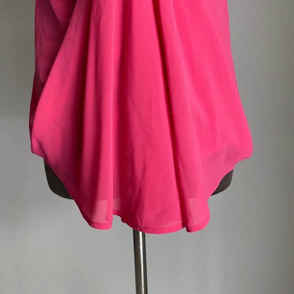 Marciano sz S Sleeveless spaghetti strap cropped high low detailed back blouse t - Picture 7 of 8